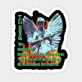 Psalm 23.4 Sticker